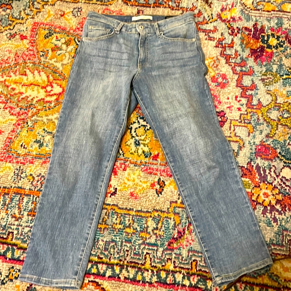 EUC Ella Moss jeans high waist straight. Size 6/28. Comfy and stretchy.